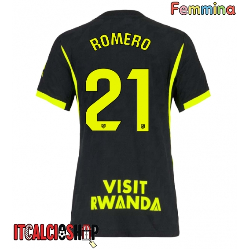 Atletico Madrid Cristian Romero #21 Seconda Maglia Femmina 2026-27 Manica Corta